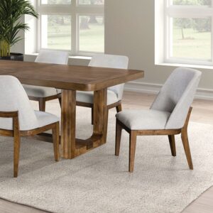 Mandal 9 Pc Dining Table Set Transitional by Furniture of America
