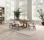 Mandal 9 Pc Dining Table Set Transitional by Furniture of America - Image 4