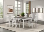 Pendola 7 Pc Dining Table Set Rustic Farmhouse by Furniture of America - Image 6