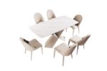 Lenvik 7 Pc Dining Table Set Contemporary by Furniture of America - Image 3