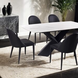 Lenvik 7 Pc Dining Table Set Contemporary by Furniture of America