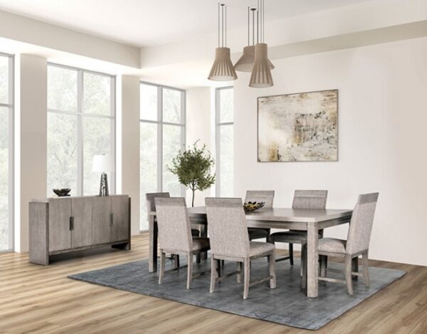 Gristalt 9 Pc Dining Table Set Transitional by Furniture of America - Image 3
