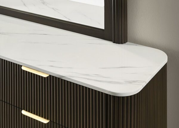 Lantrisant Dresser Contemporary Dark Walnut by Furniture of America - Image 5