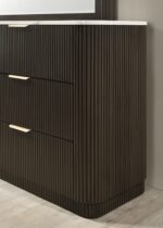 Lantrisant Dresser Contemporary Dark Walnut by Furniture of America - Image 4