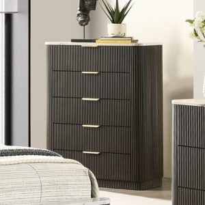 Lantrisant Chest Contemporary Dark Walnut by Furniture of America