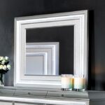Galea Mirror Gray Glam by Furniture of America