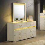 Lucida Dresser Beige Contemporary by Furniture of America