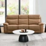 Chavis Brown Leather Power Motion Sofa with USB & Power Headrest by ACME