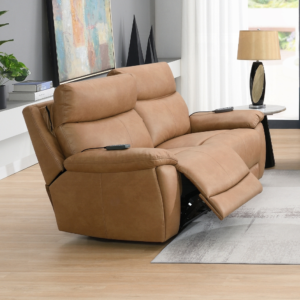 Chavis Power Motion Loveseat with USB & Power Headrest by ACME