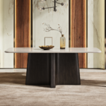 Jacory Dining Table with Bottocino Marble Top by ACME