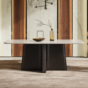 Jacory Dining Table with Bottocino Marble Top by ACME