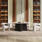 Jacory Dining Table with Bottocino Marble Top by ACME - Image 4