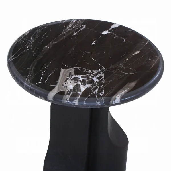 Kinton End Table with Natural Marble Top by ACME - Image 2