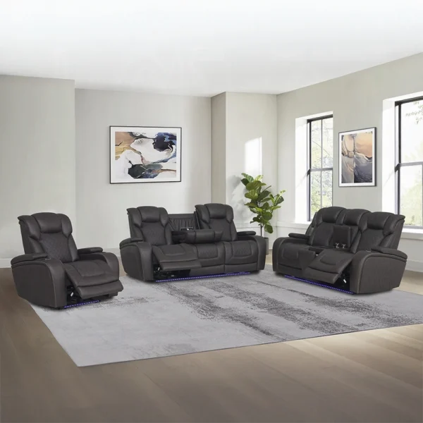 Wendell Power Motion Recliner with Storage, USB & LED by ACME - Image 5