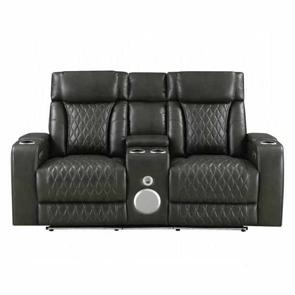 Taddeo Power Motion Loveseat with Console by ACME - Image 5