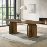 Delmon Rectangular Wood Dining Table by ACME
