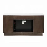 Jaramillo Server with Natural Marble Top & Fireplace by ACME - Image 3