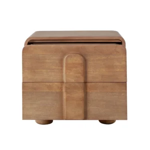 Indigo Solid Wood Two Drawer Nightstand by Diamond Sofa