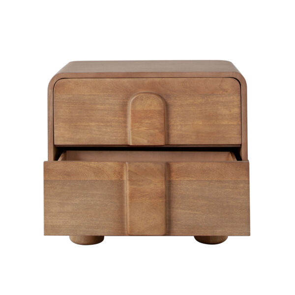 Indigo Solid Wood Two Drawer Nightstand by Diamond Sofa - Image 9