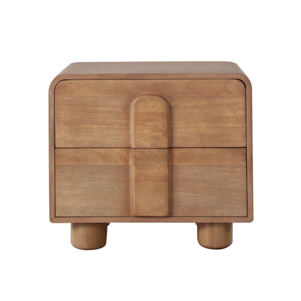 Indigo Solid Wood Two Drawer Nightstand by Diamond Sofa - Image 17