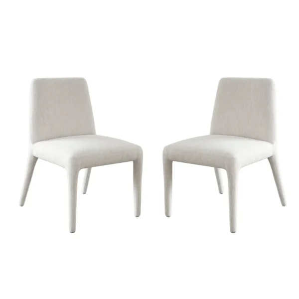 Alba Dining Chair Fabric Set of 2 By Diamond Sofa - Image 2