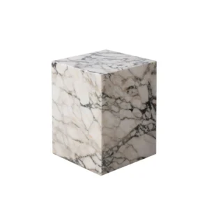 Ark Square End Table Marble by Diamond Sofa