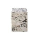 Ark Square End Table Marble by Diamond Sofa - Image 2