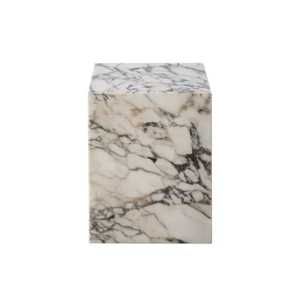 Ark Square End Table Marble by Diamond Sofa - Image 2
