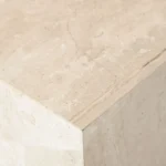 Ark Square Marble End Table By Diamond Sofa - Image 3