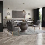 Ashe Round White Marble Dining Table By Diamond Sofa