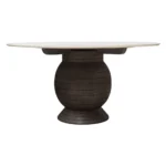 Ashe Round White Marble Dining Table By Diamond Sofa - Image 4