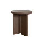 Aspen Round Wood End Table By Diamond Sofa - Image 3