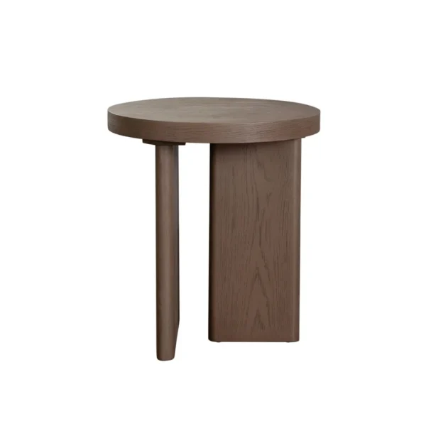 Aspen Round Wood End Table By Diamond Sofa - Image 4