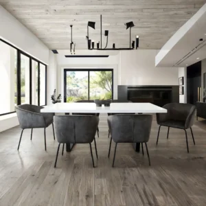 Avery Grey Velvet Dining Chair Set of 2 By Diamond Sofa