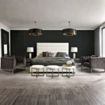 Bardot Channel Queen Bed Tufted By Diamond Sofa