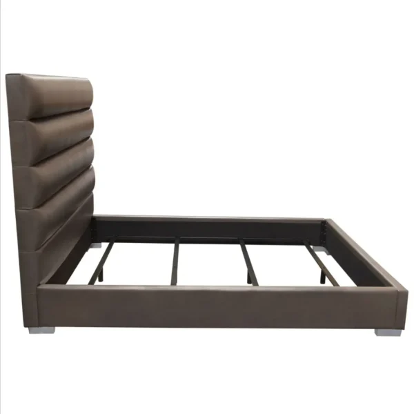 Bardot Channel Queen Bed Tufted By Diamond Sofa - Image 5