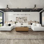 Cara Ivory Square Sectional Sofa By Diamond Sofa