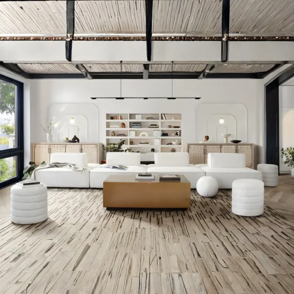 Cara Ivory Square Sectional Sofa By Diamond Sofa - Image 2