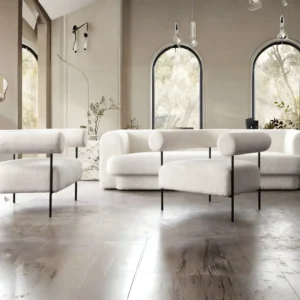 District Ivory Accent Chair By Diamond Sofa