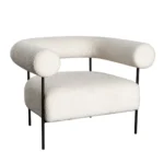 District Ivory Accent Chair By Diamond Sofa - Image 2