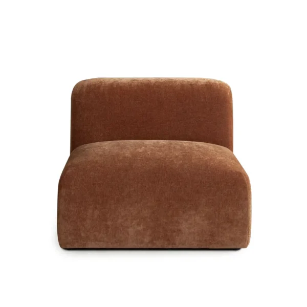 Echo Armless Upholstered Chair By Diamond Sofa - Image 7
