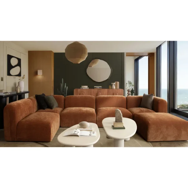 Echo Square Ottoman Fabric By Diamond Sofa - Image 3