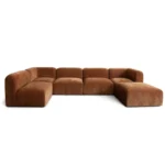 Echo 6PC Fabric Sofa Sectional By Diamond Sofa - Image 2