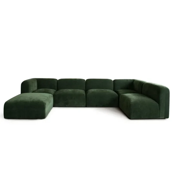 Echo 6PC Fabric Sofa Sectional By Diamond Sofa - Image 4