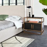 Empire 2-Door Contemporary End Table By Diamond Sofa