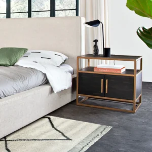 Empire 2-Door Contemporary End Table By Diamond Sofa