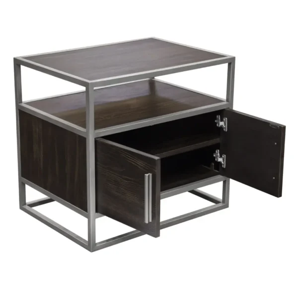Empire 2-Door Contemporary End Table By Diamond Sofa - Image 2