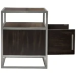 Empire 2-Door Contemporary End Table By Diamond Sofa - Image 4