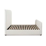 Eve Ivory Fabric Contemporary Bed By Diamond Sofa - Image 2