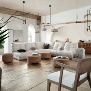 Ezra 5‑Seat Modular Corner Sectional Sofa By Diamond Sofa